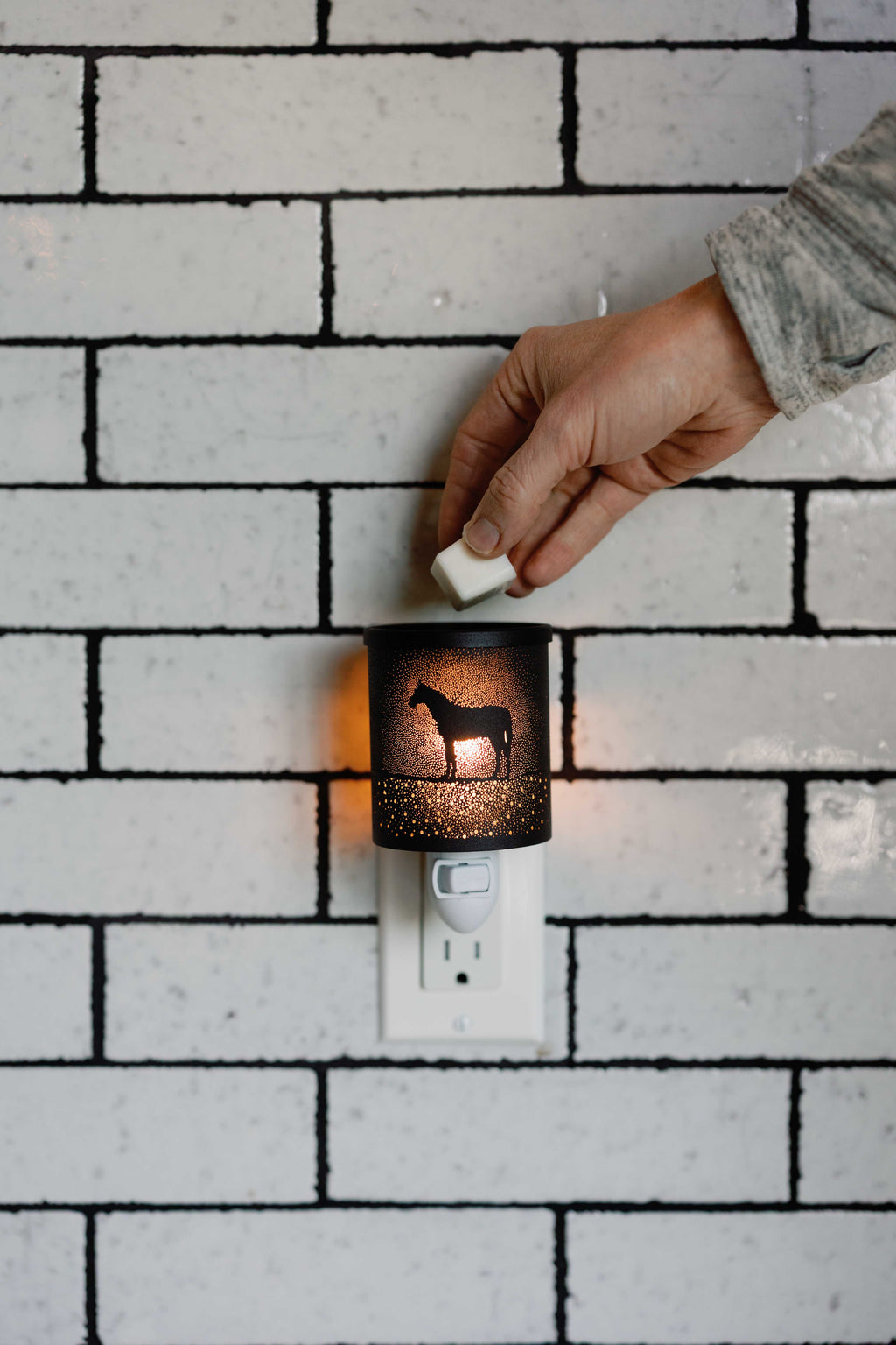 Equestrian Wax Warmer | Horse Silhouette Home Decor Gift